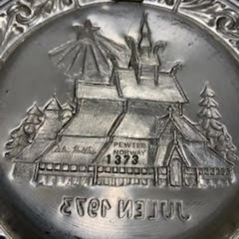 Norway Pewter plates , by Astri Holthe - Picture 8 of 10